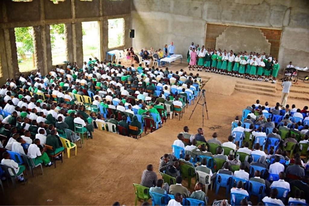 Speaking to combined High Schools