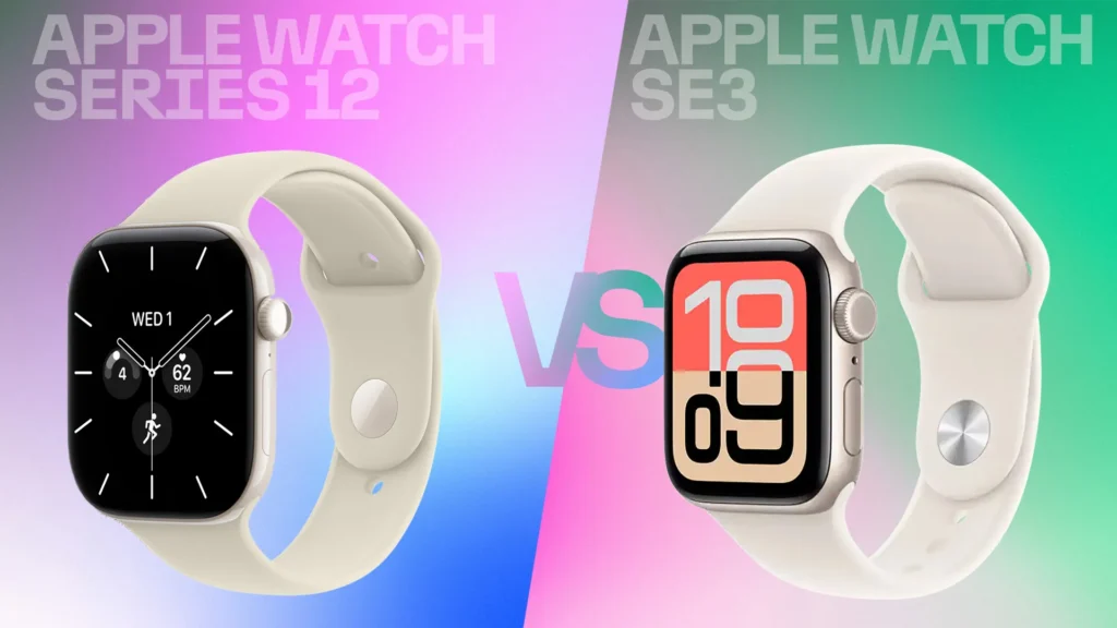 Apple watch sereis 12 vs se3