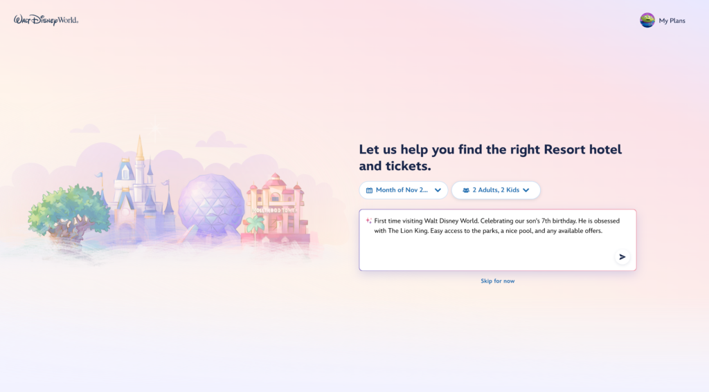 Web entry