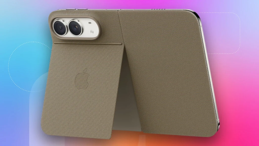 Iphone duo folio with kickstand