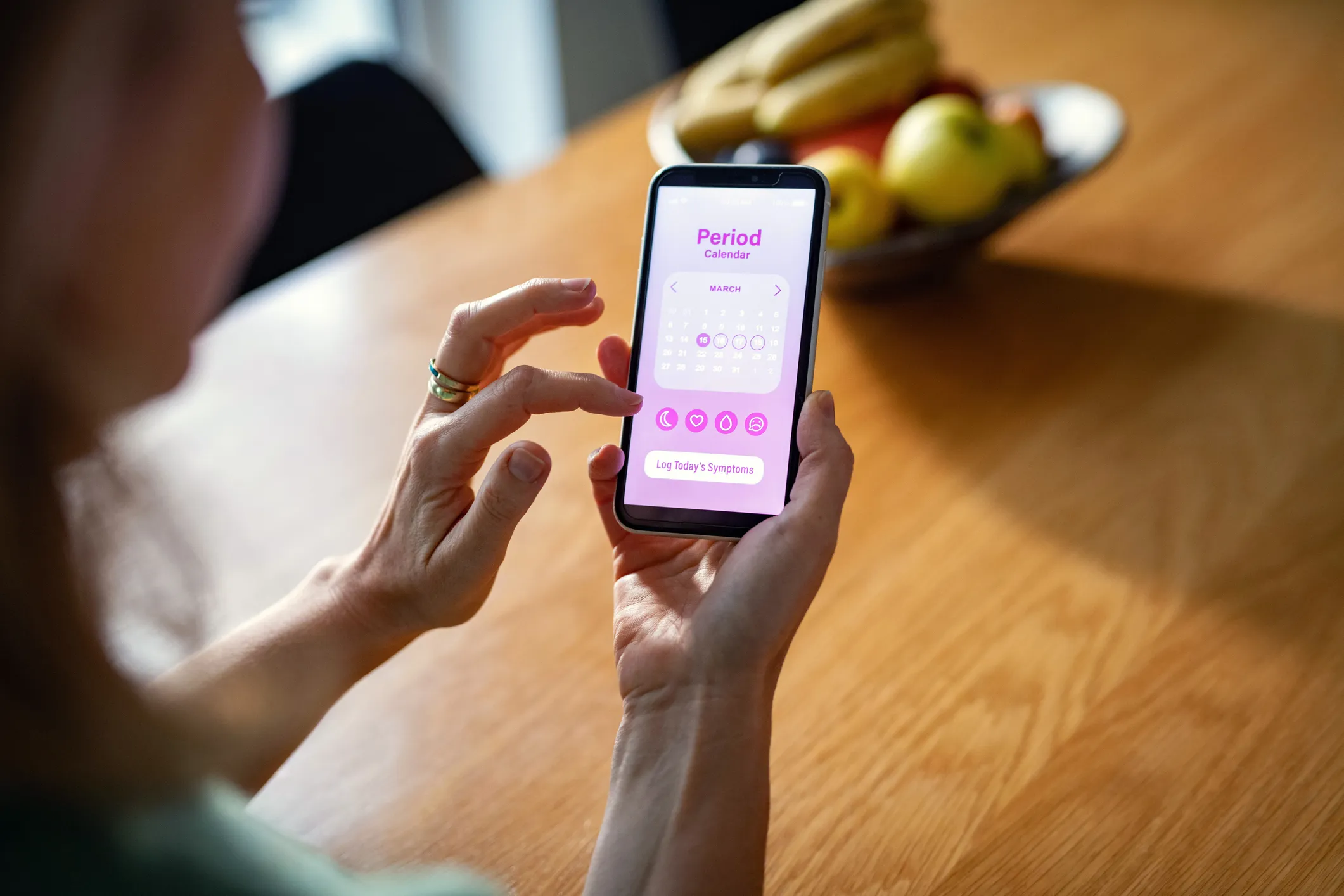 Period tracking app