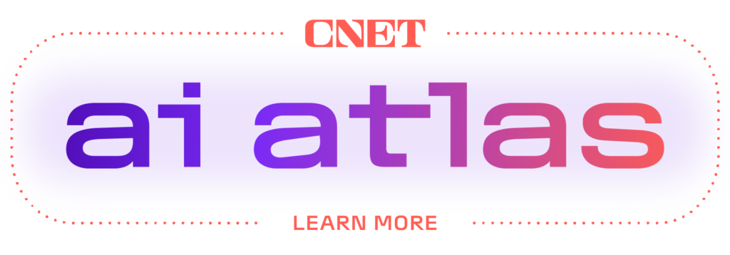 CNET AI Atlas badge; click to see more