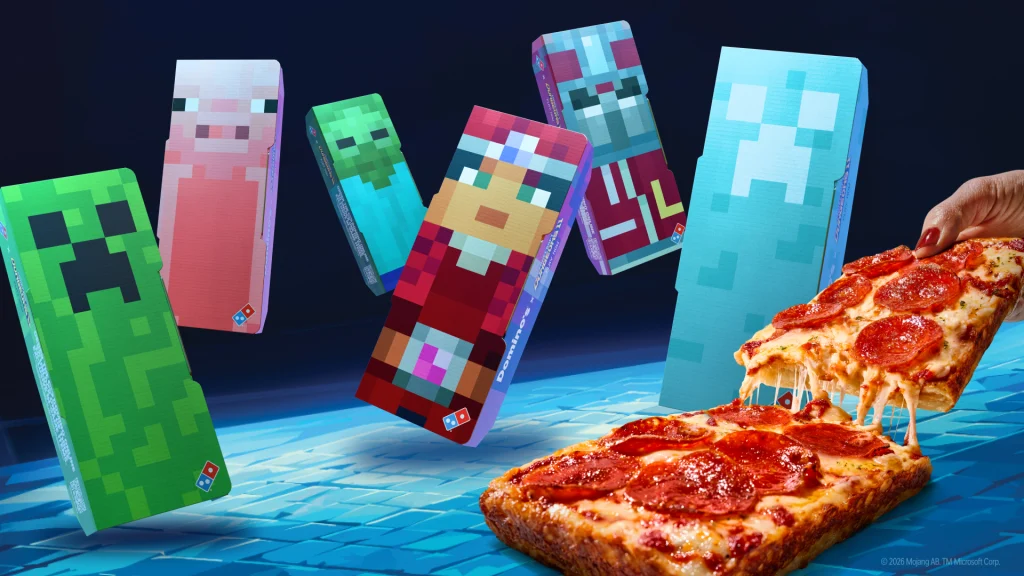 Dominos minecraft pr support image box lineup